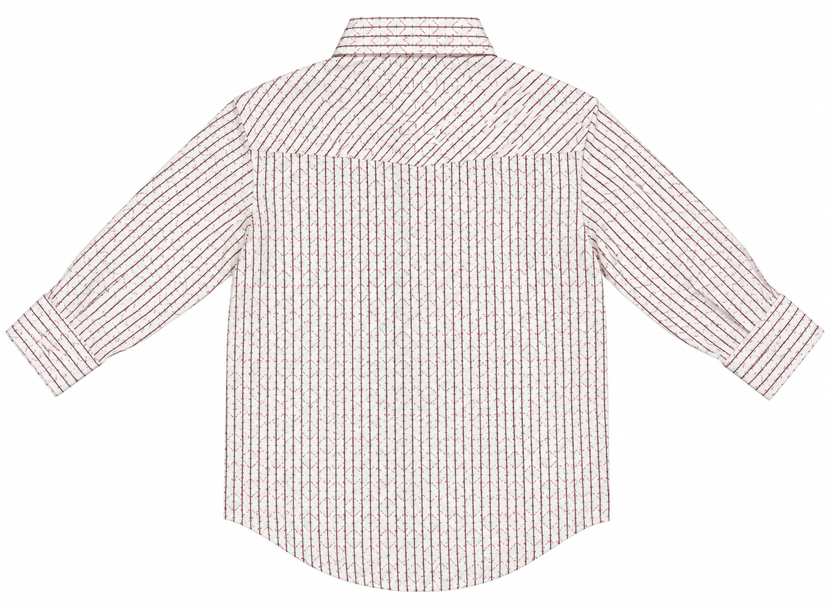 Panhandle Slim Boy's Long Sleeve Button Down Shirt - Tan