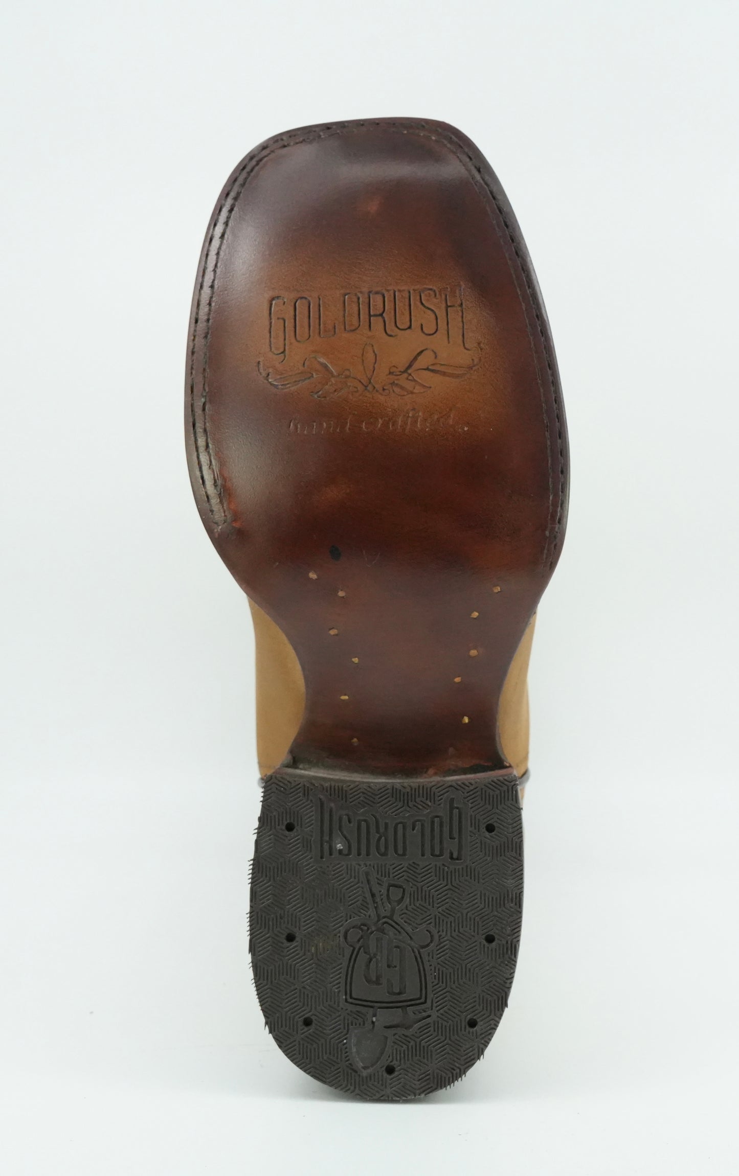 Goldrush Boots Women’s Camel Crazy Wide Square Toe Boot