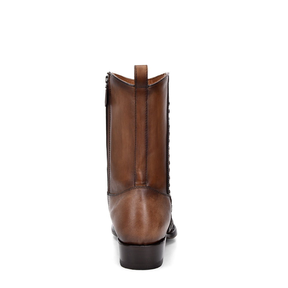 Cuadra Men's Maple Woven Narrow Square Toe Boot