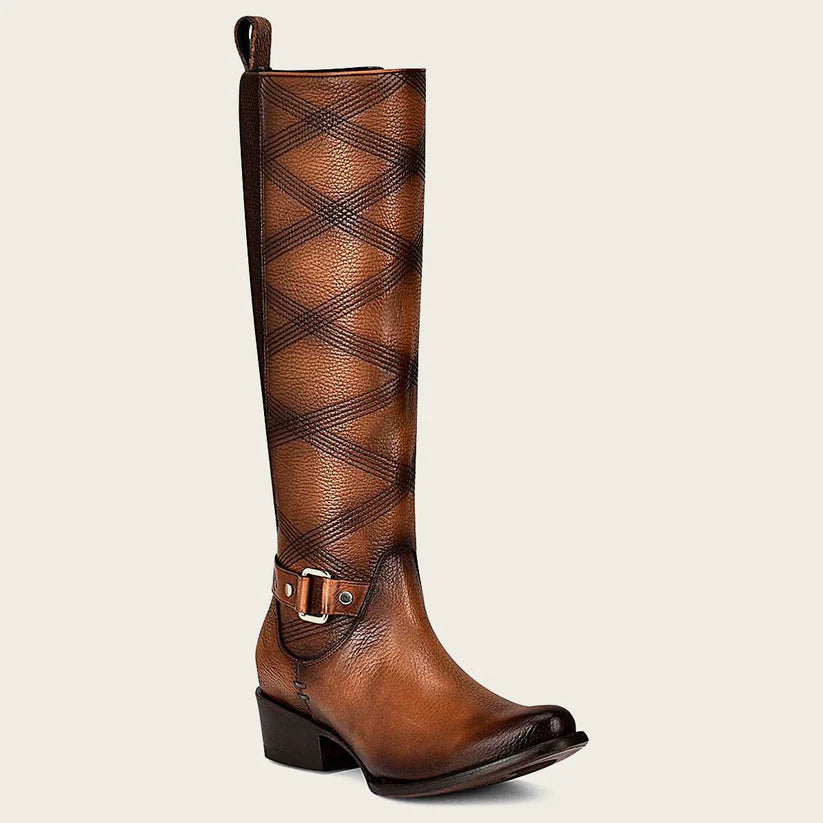 Cuadra Women's Embroided Honey Leather Tall Boot