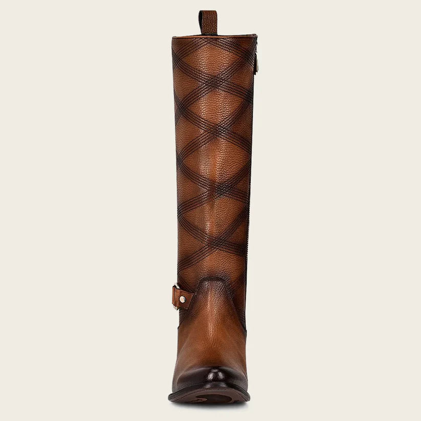 Cuadra Women's Embroided Honey Leather Tall Boot