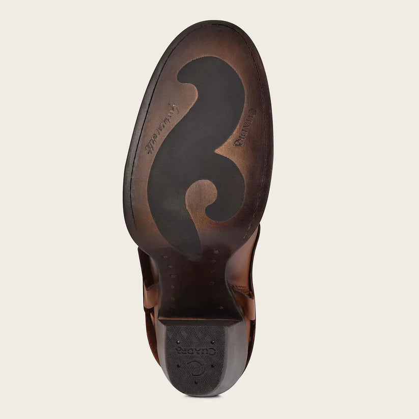 Cuadra Women's Engraved Honey Leather Tall Boot