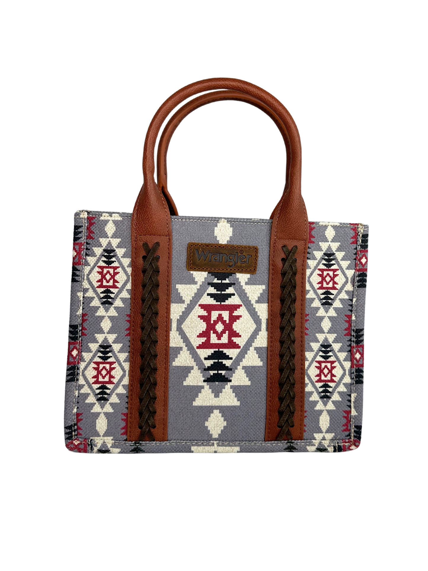 Wrangler Southwestern Print Small Canvas Tote/Crossbody - Lavender