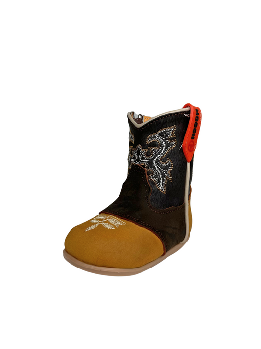 Hooch Toddler Brown Two Toned Boot