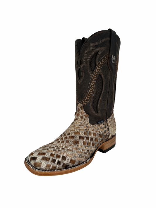 Rock'em Men's Petatillo Cow Hair Boots Size 8 *AS SEEN ON IMAGE*