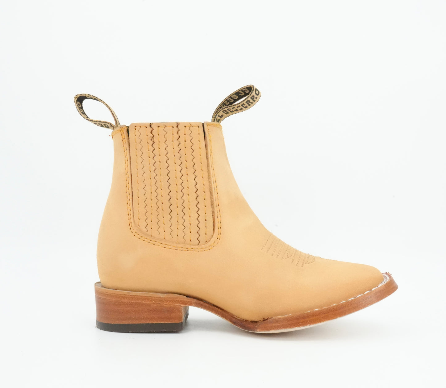 Besserro Kid's Nobuck Honey Short Boot