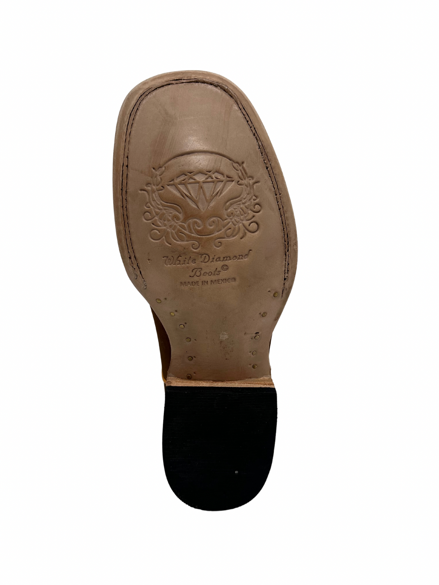 White Diamond Women's Honey Sunflower Square Toe Leather Boot