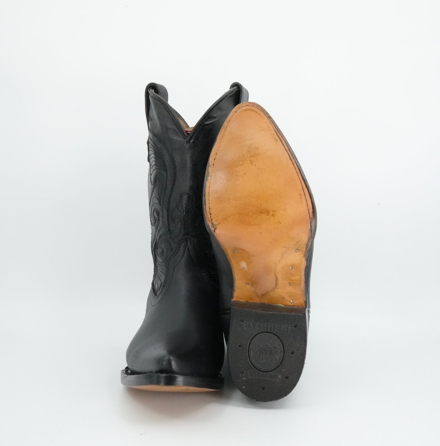 Botas Don Pedro Kid’s Black Leather J Toe Boot