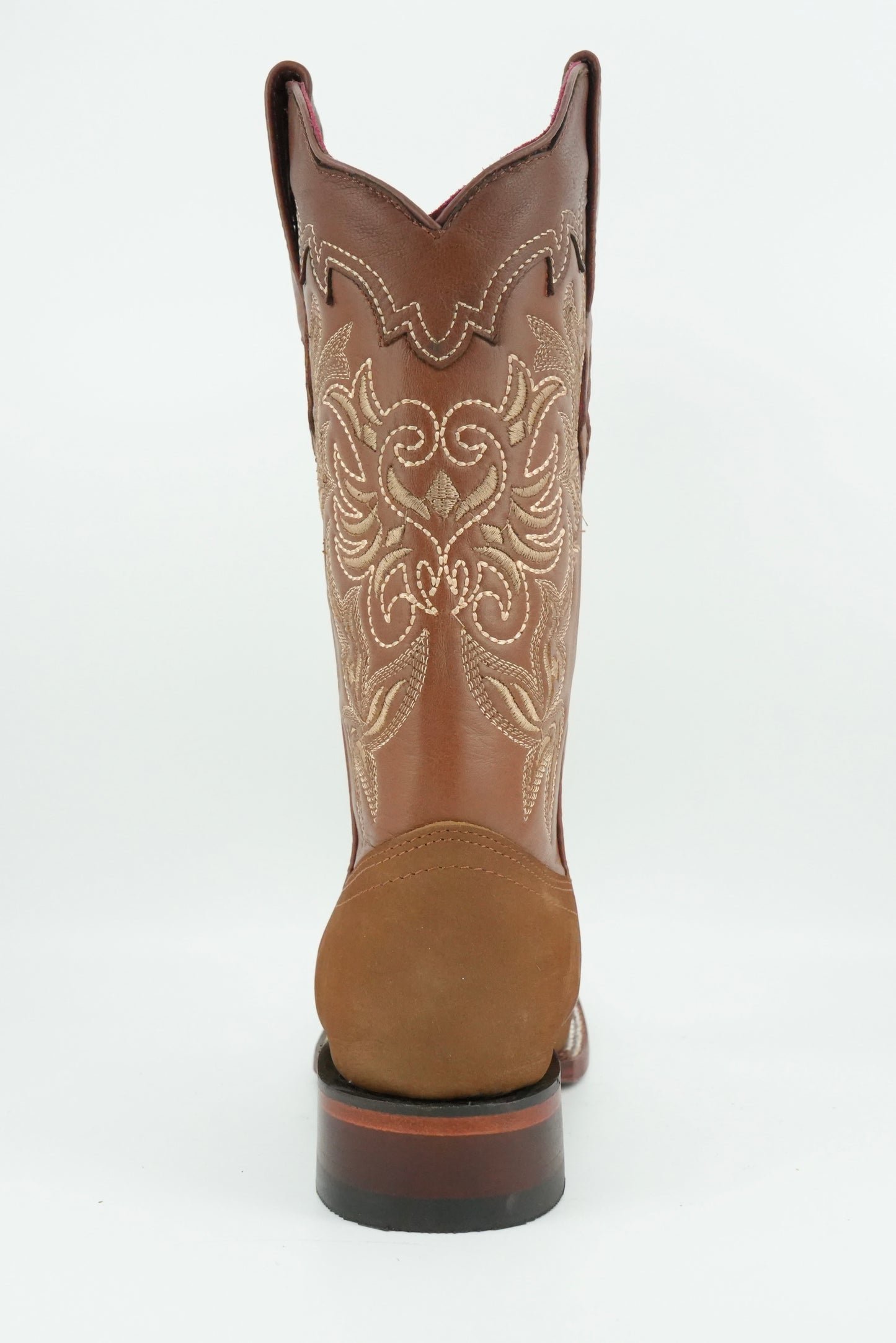 Los Altos Women's Nobuck Chedron Wide Square Toe Boot