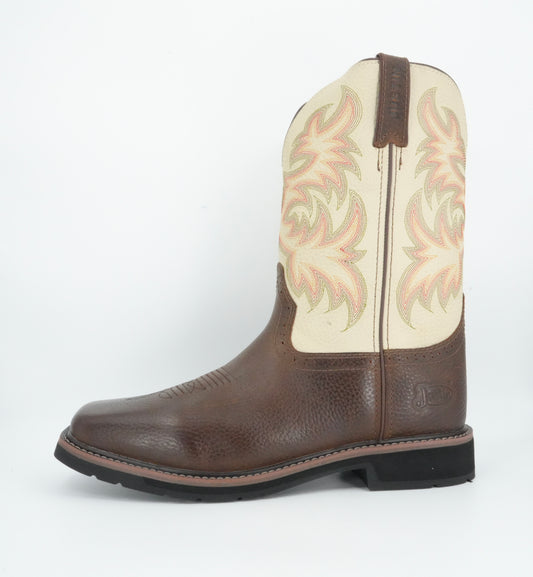 Justin Men's Driller Square Toe Brown Boot