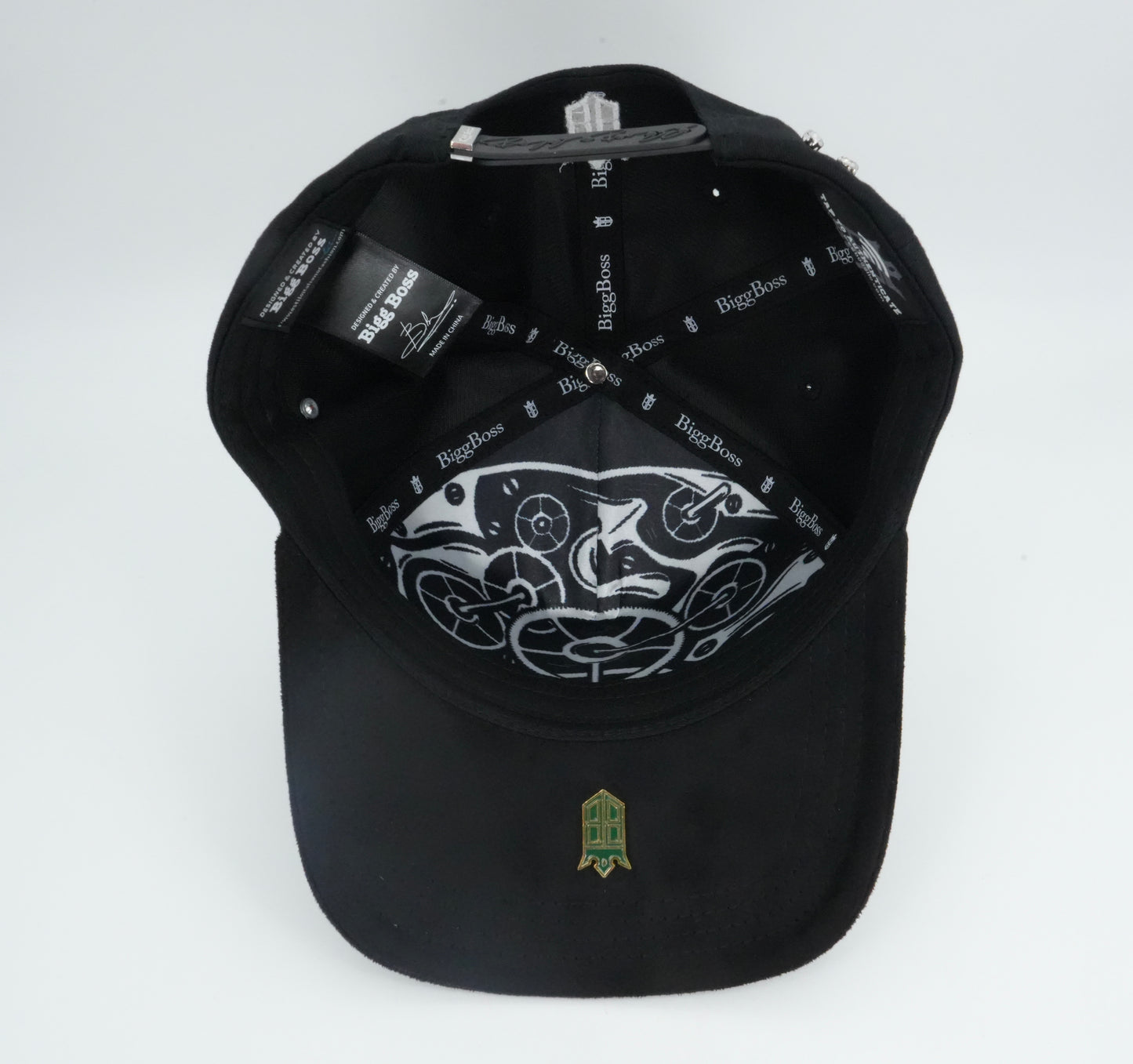Bigg Boss Rolex Design Bling Black/Green Cap