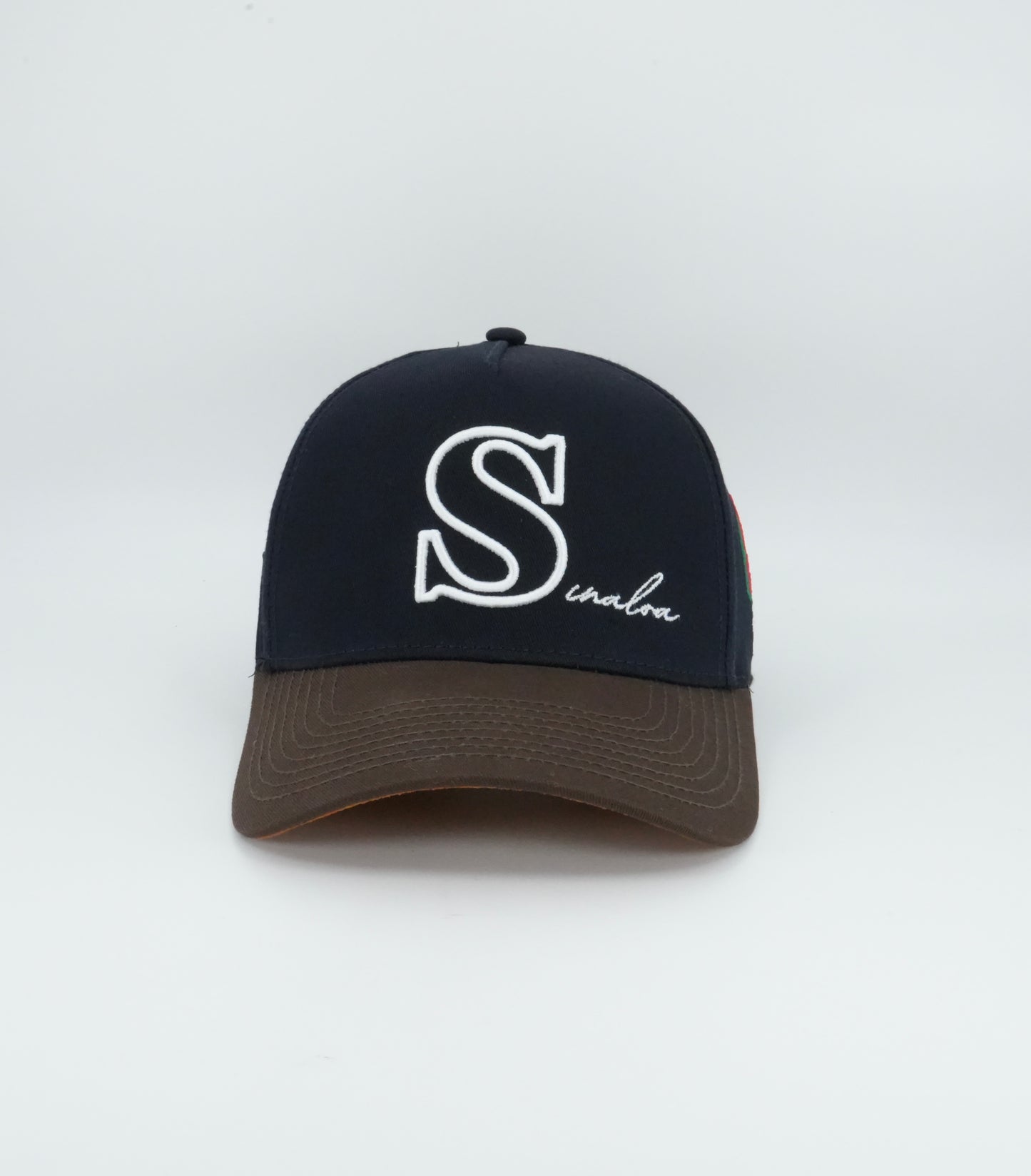45 Letter Trucker Cap Navy-Chocolate