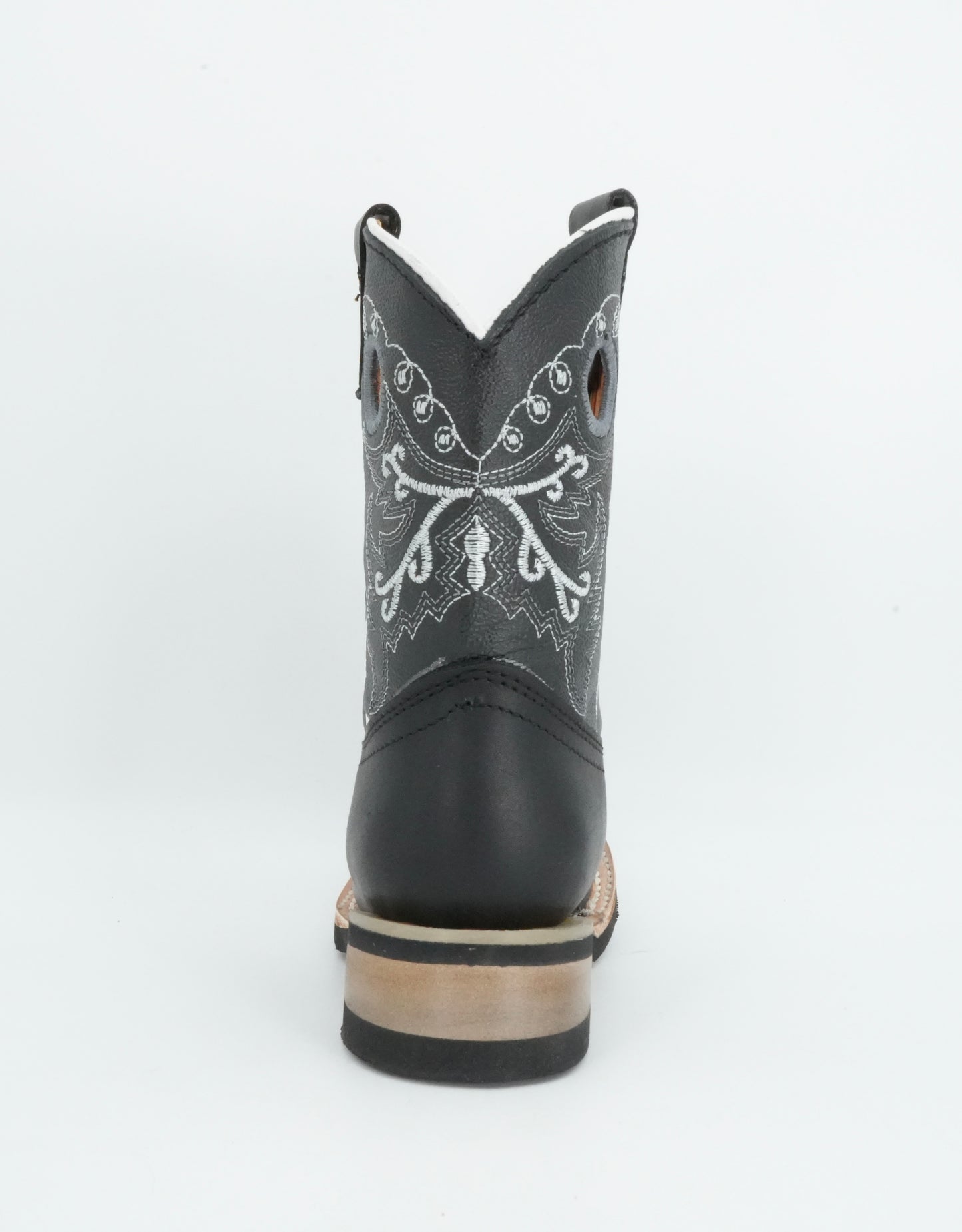 Black Stone Kid's Black Stitched Boot