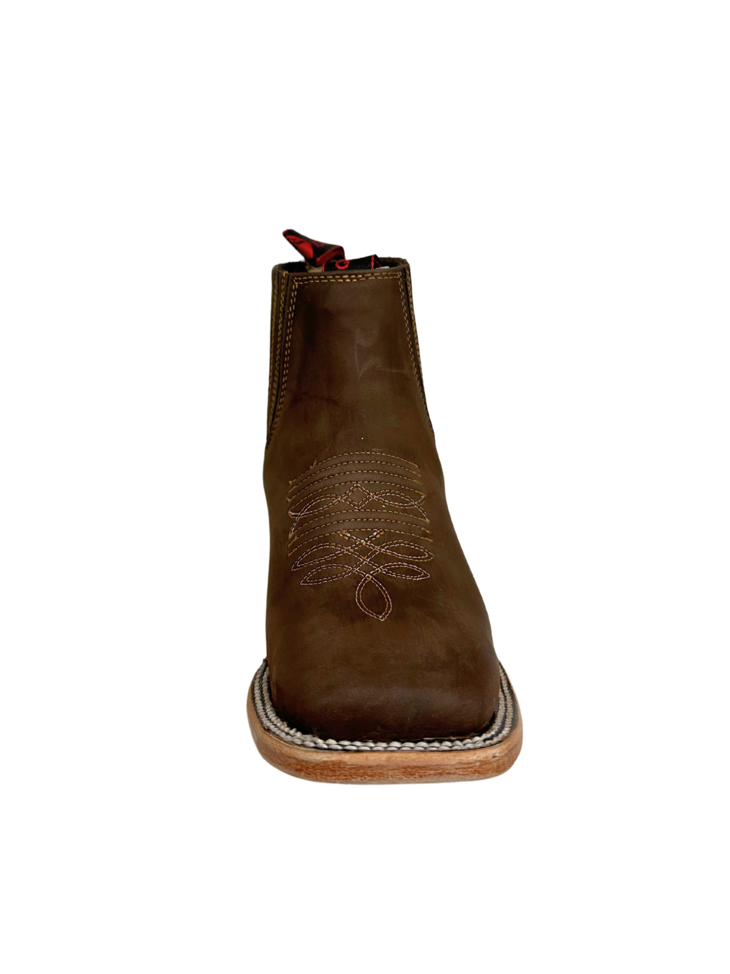 Quincy Men's Brown Nobuck Leather Short Boot