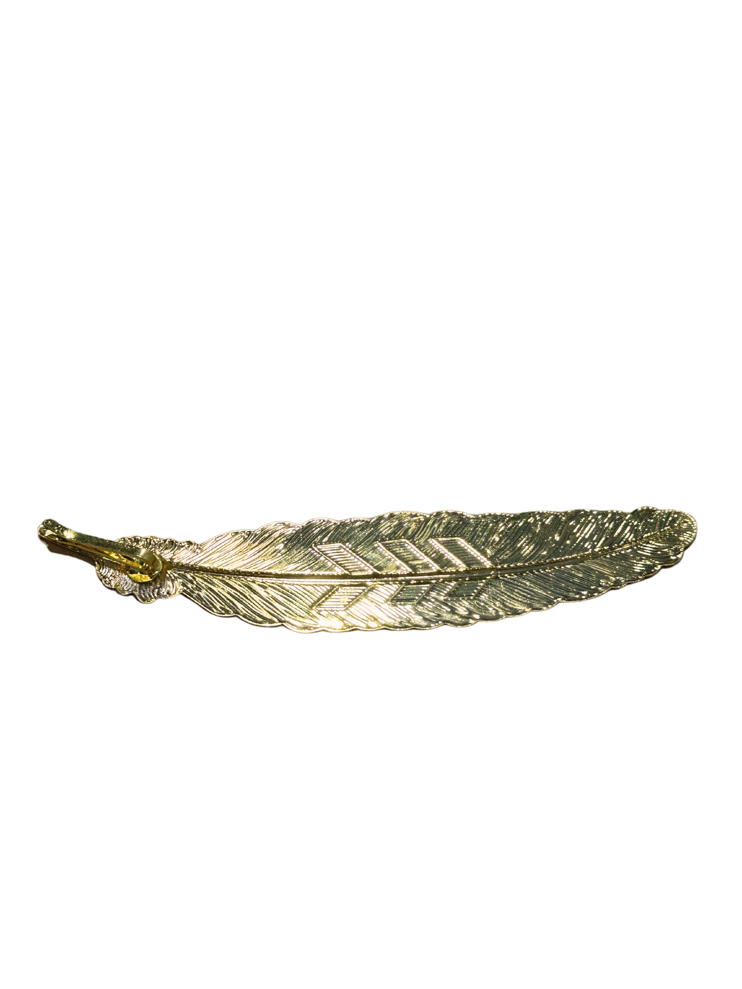 Gold Metal Feather