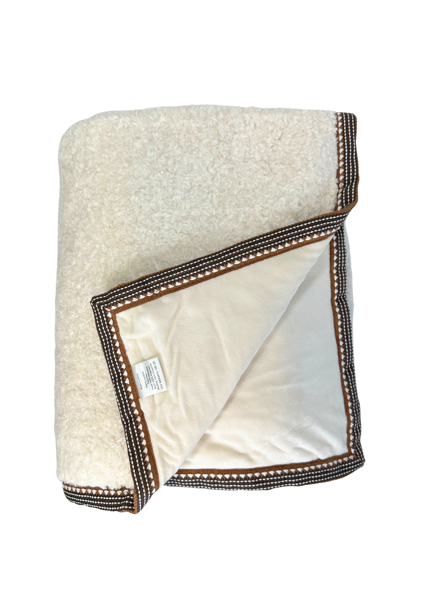 Ariat Cream Snuggle Blanket