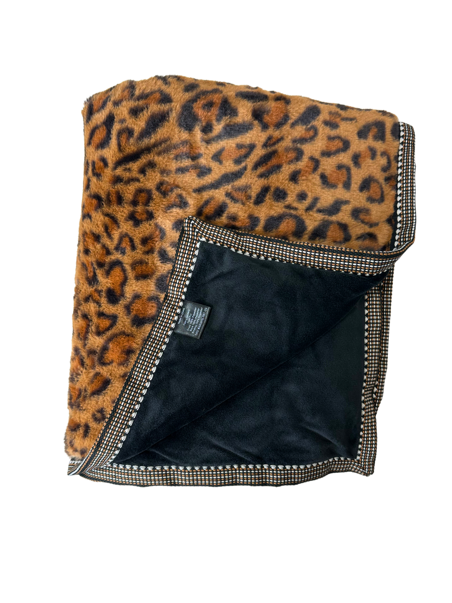 Ariat Leopard Snuggle Blanket