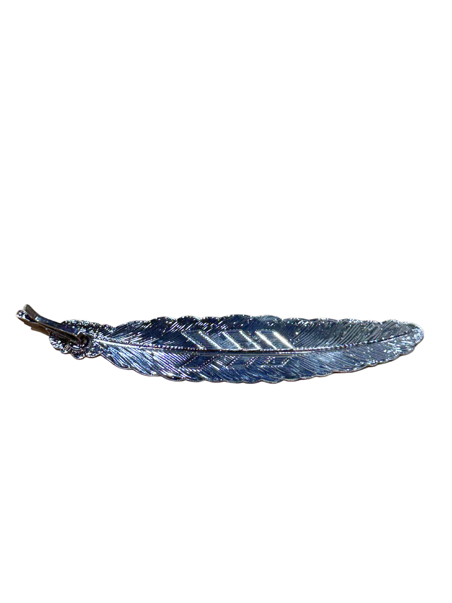 Chrome Metal Feather