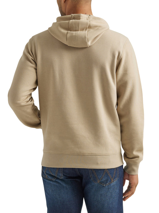 Wrangler Men's Horse Rider Tan Pullover Hoodie