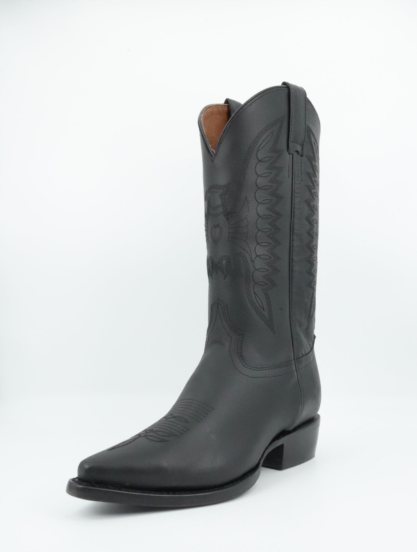 Rodeo Bravo Men’s Grasso Leather Black J Toe Boot