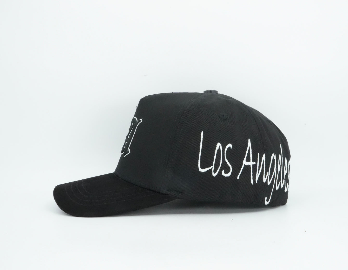 LA Office Hats Los Angeles Black Cap