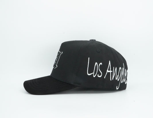LA Office Hats LA Black and White Angels Cap
