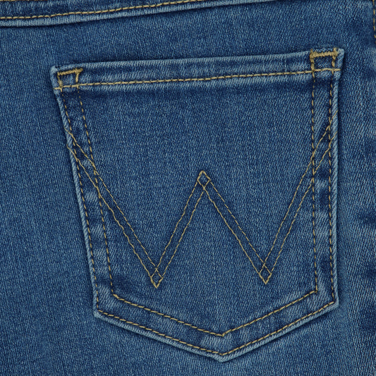 Wrangler Girl's BESPOKE Bootcut Jean - Dark Blue