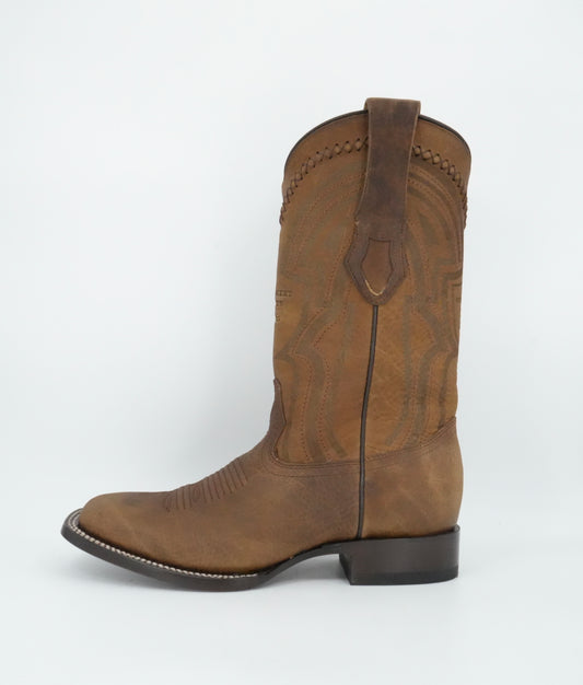 Wild West Men's Rage Laser Honey Wide Square Toe Boot