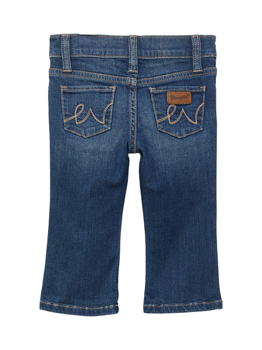 Baby Girl Wrangler Western 5 Pocket Skinny Leg - Medium Blue Jean (0/3M-4T)