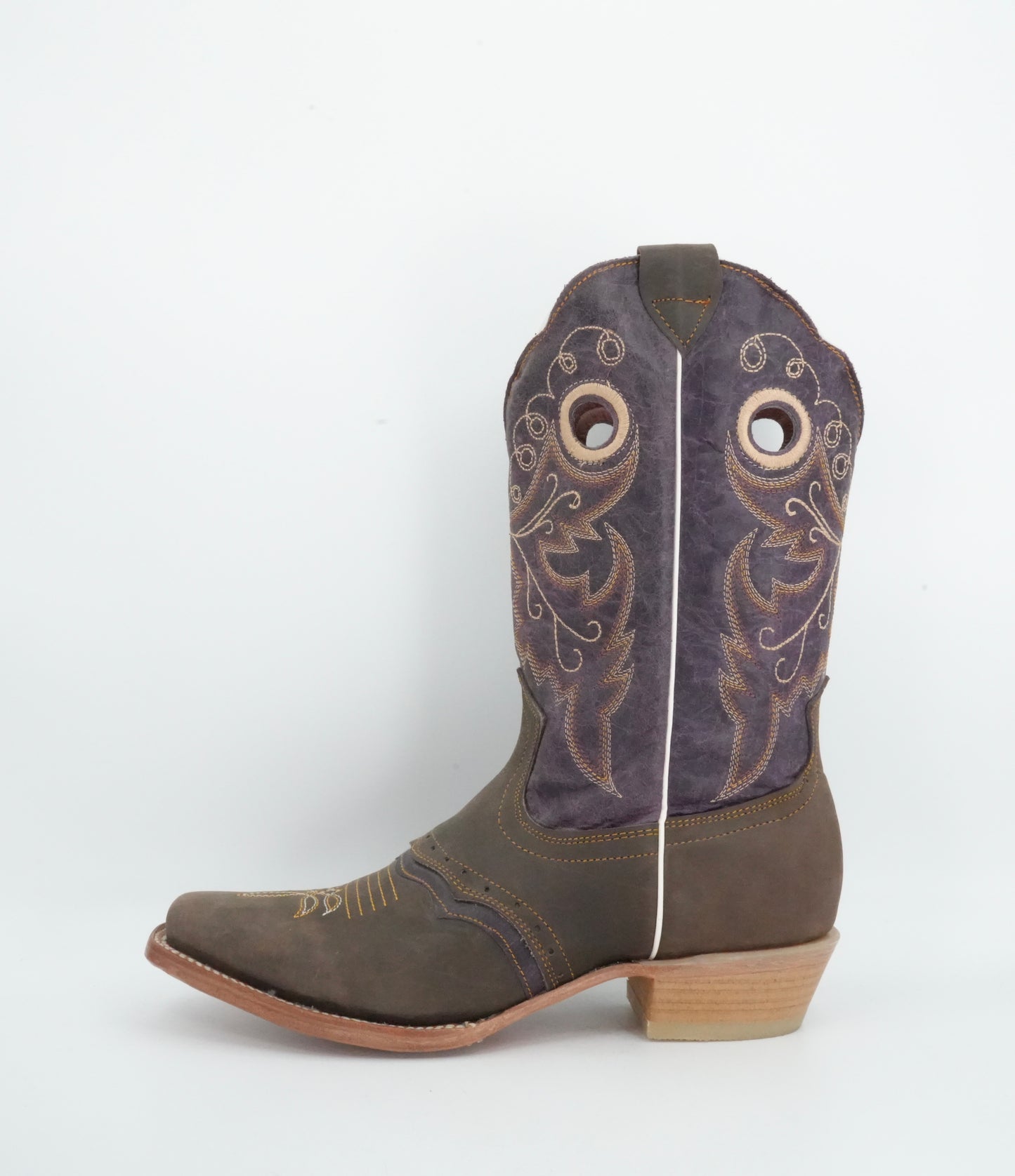 Calzatti Women's Brown Narrow Square Toe Boot