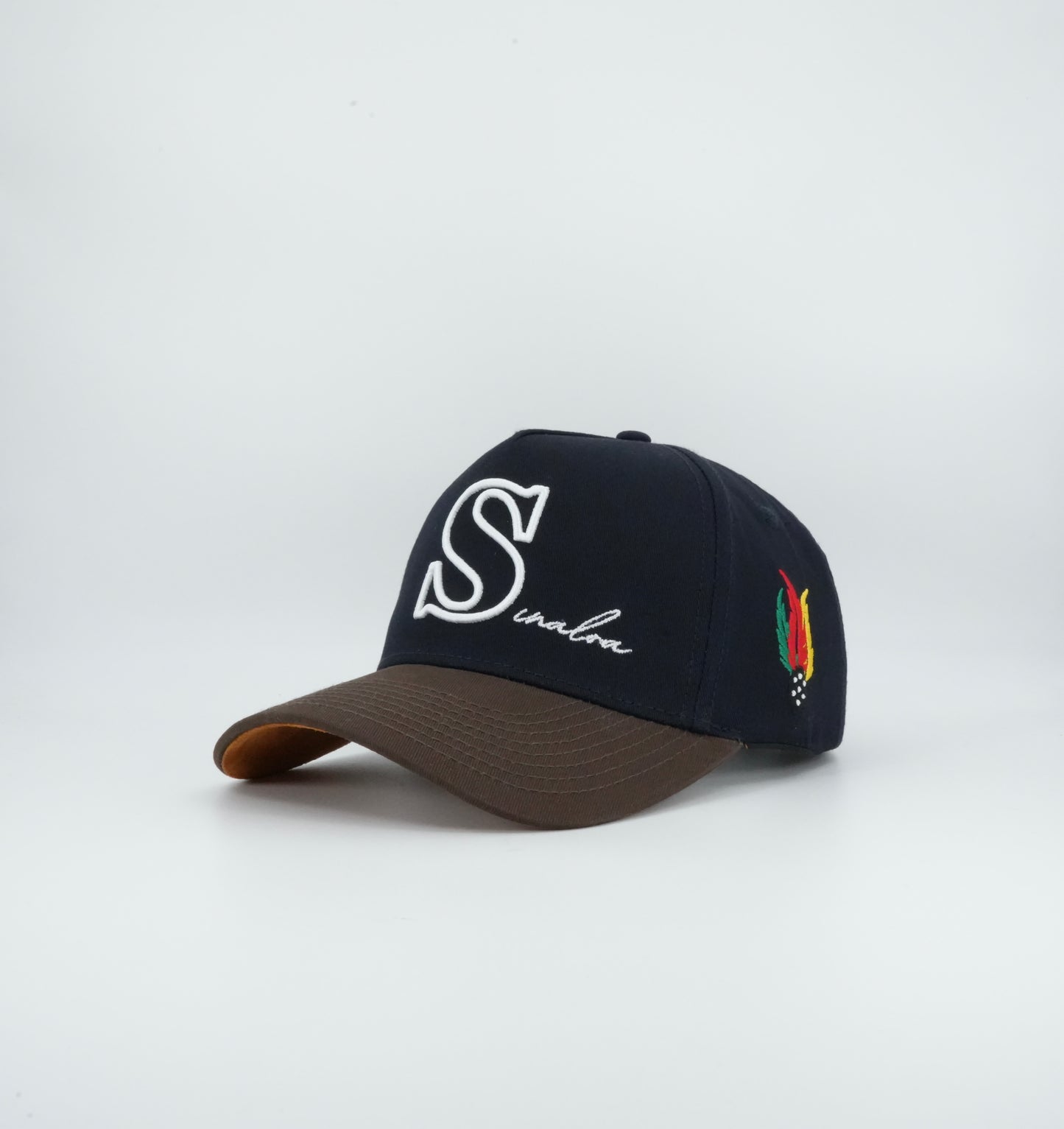 45 Letter Trucker Cap Navy-Chocolate