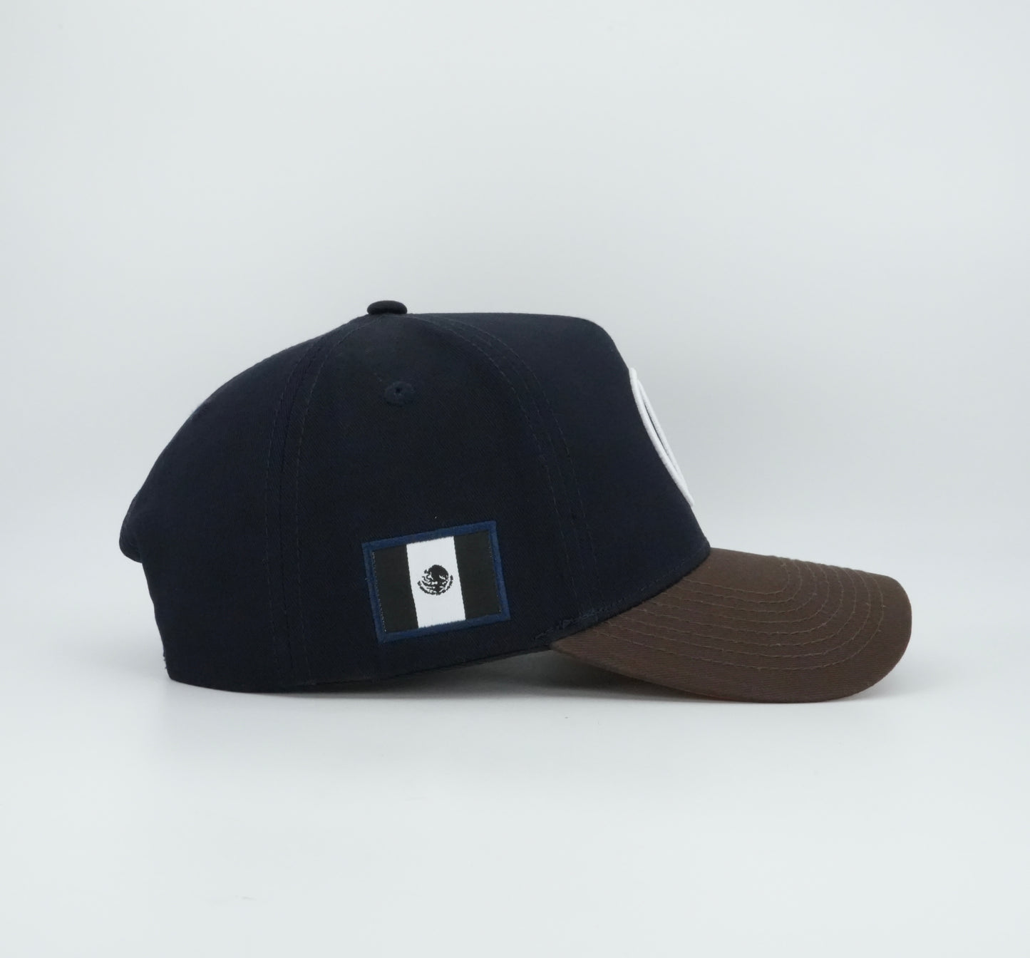 45 Letter Trucker Cap Navy-Chocolate