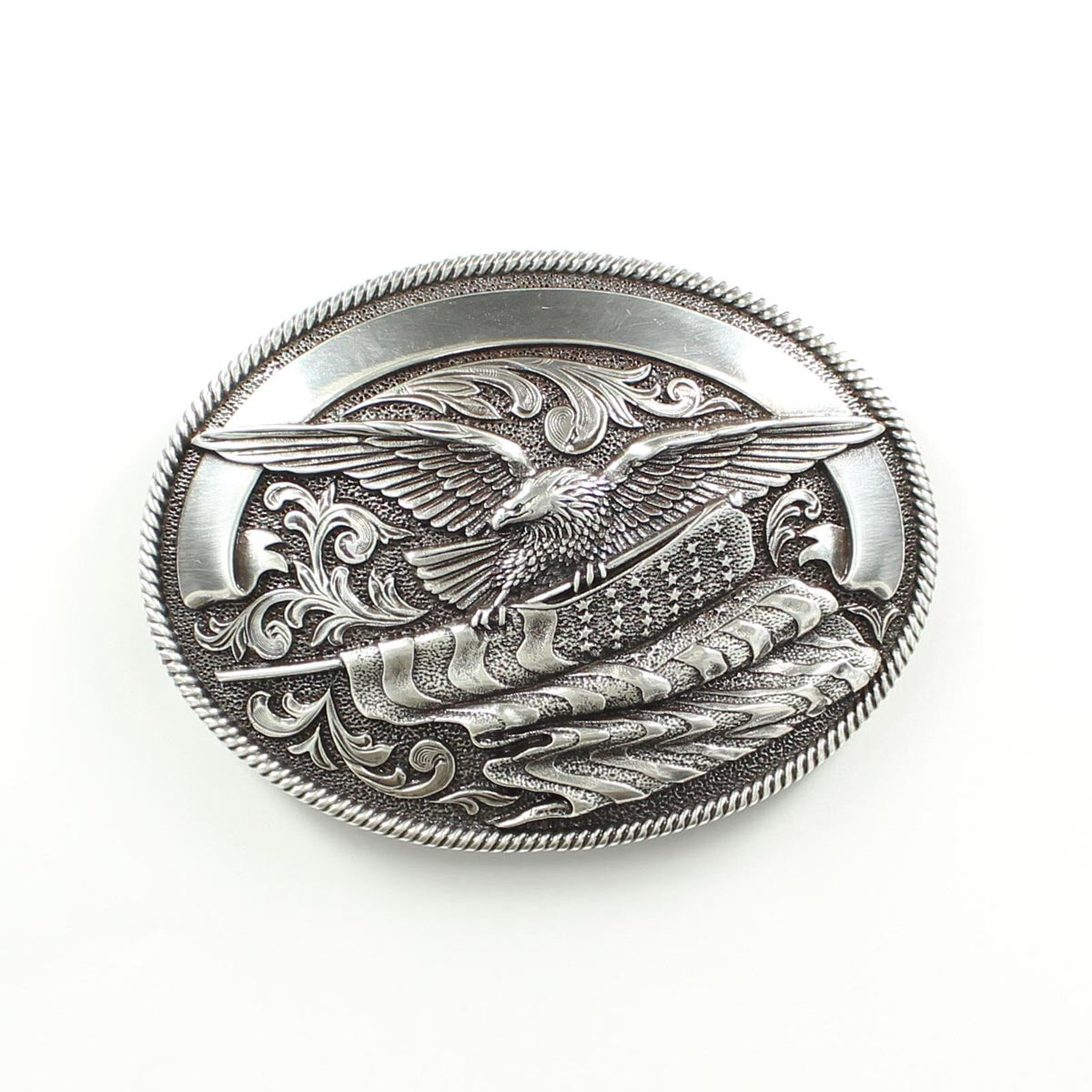 Nocona Eagle Flag Buckle