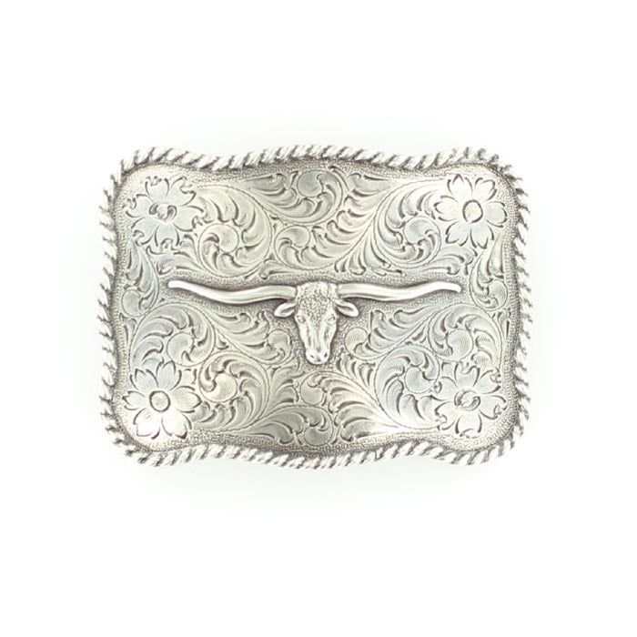 Nocona Longhorn Embossed Buckle