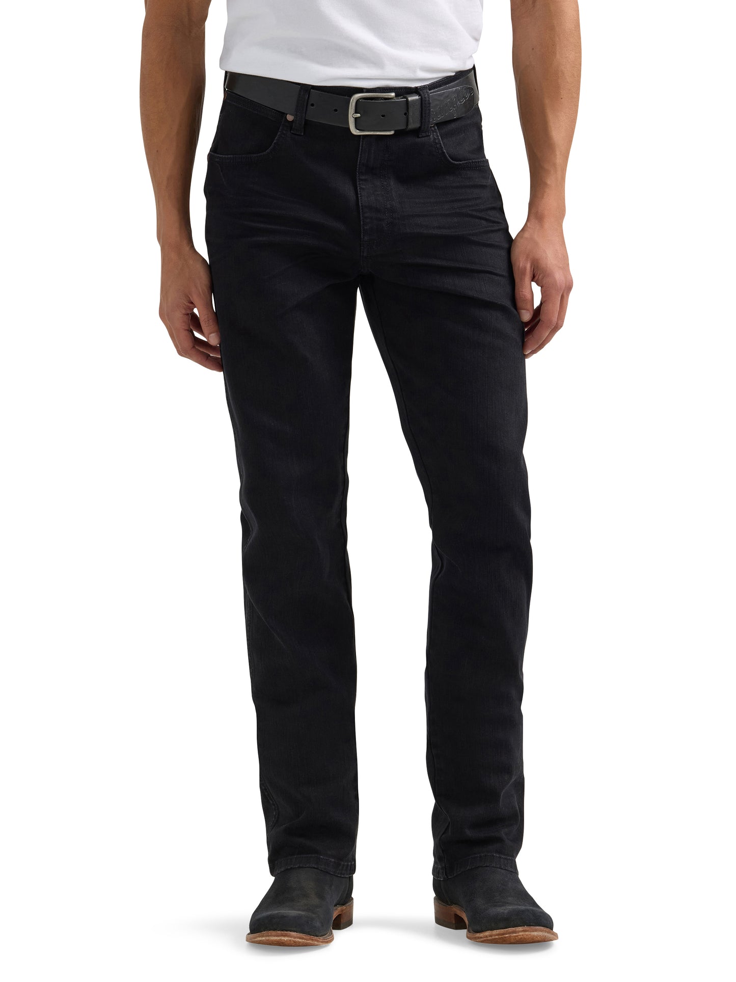 Wrangler Retro Slim Straight Black Jean