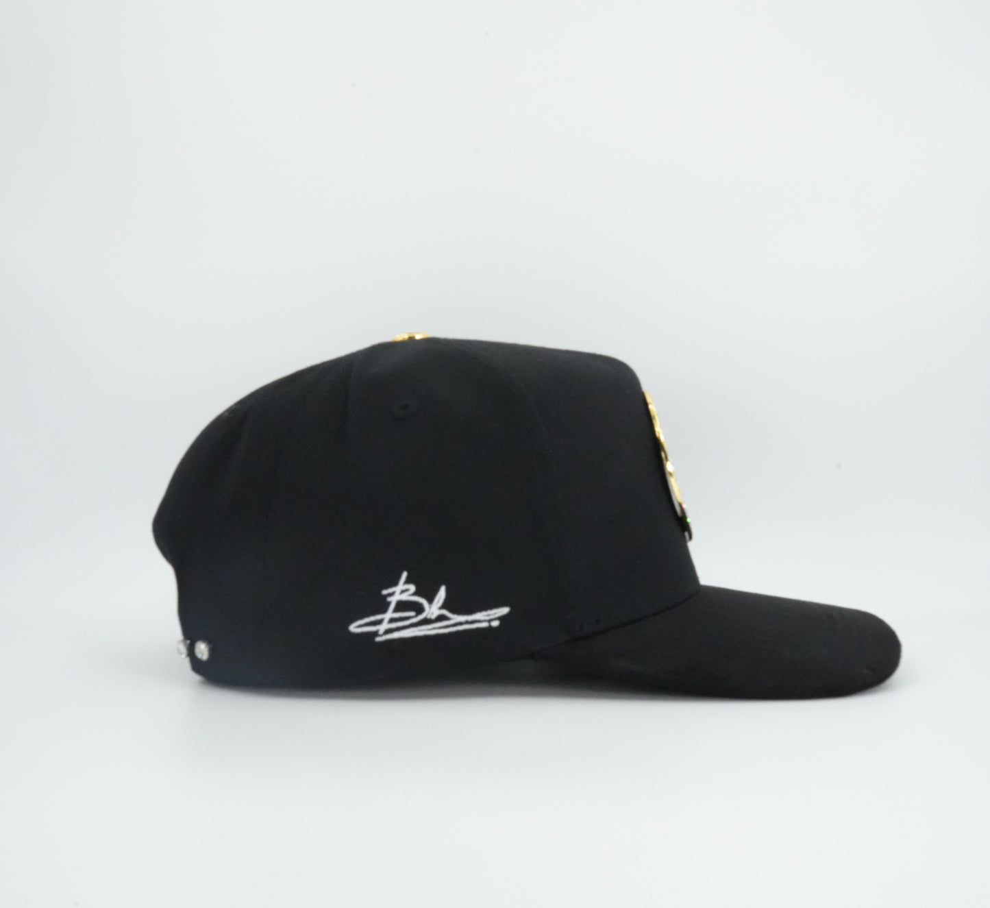 Bigg Boss Rolex Design Bling Black/Green Cap