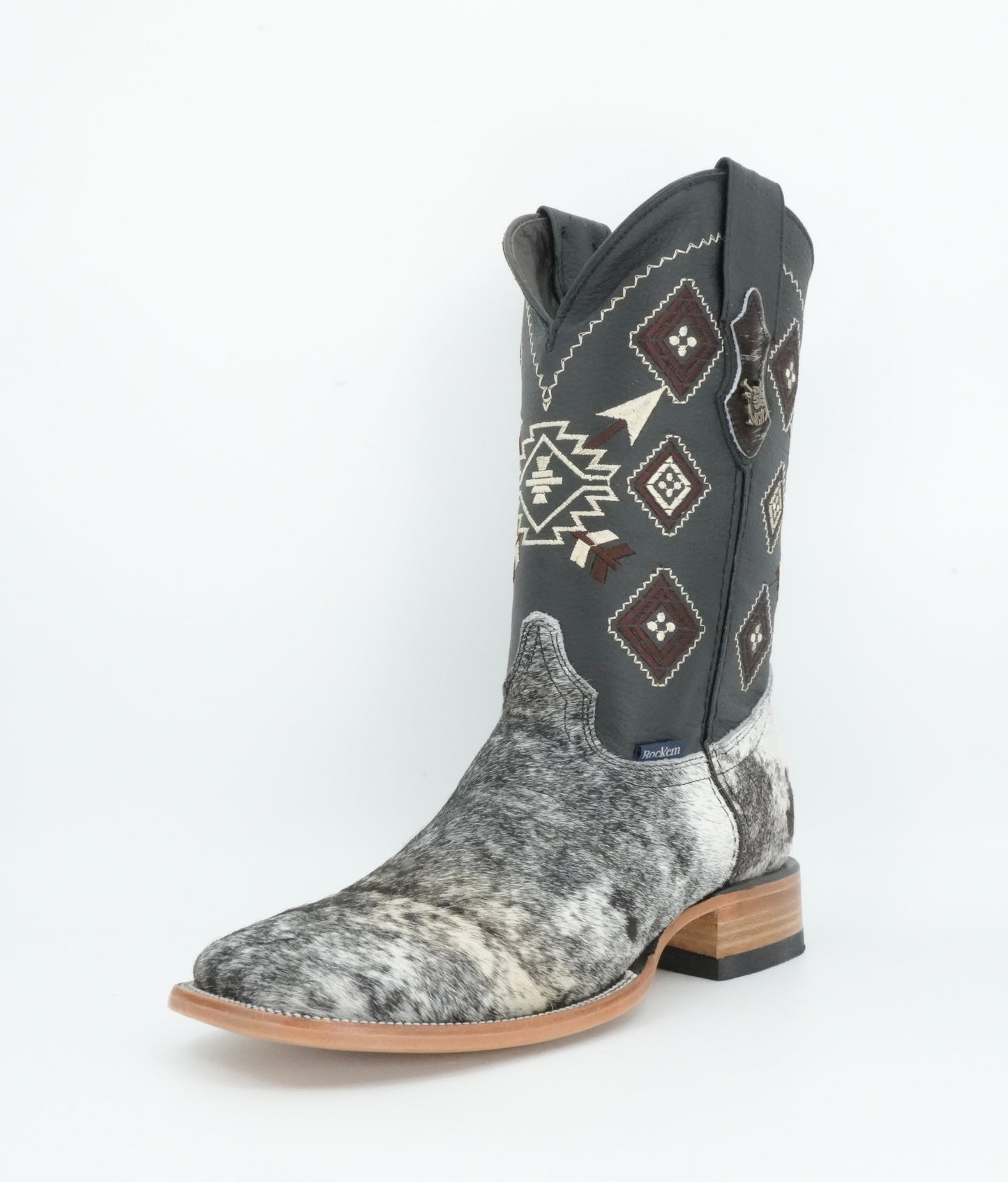 Rock'em Men's Cow Hair Boots Size 9.5 *AS SEEN ON IMAGE*