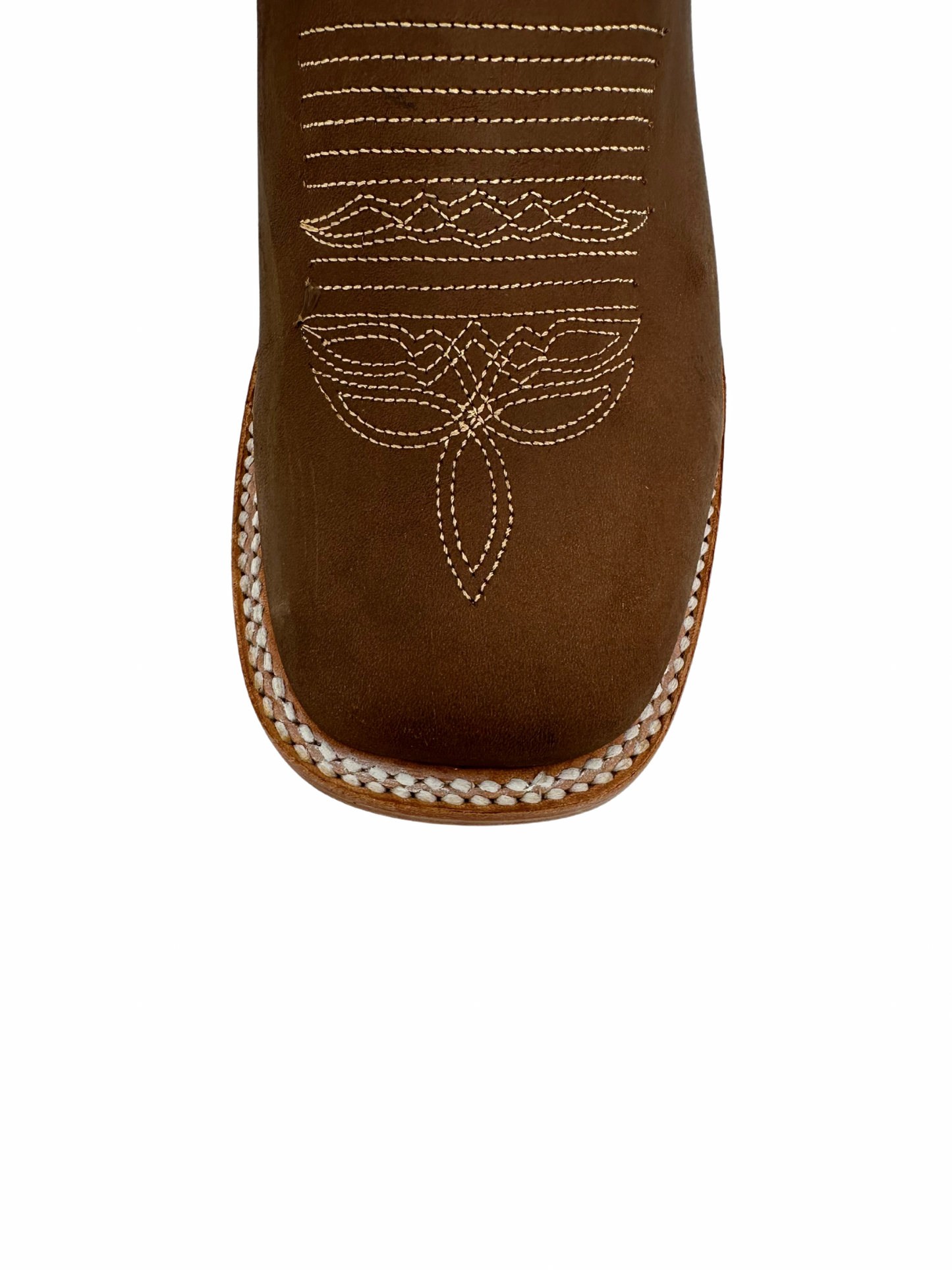 Centenario Women's Papaya Floral Horseshoe Square Toe Boot