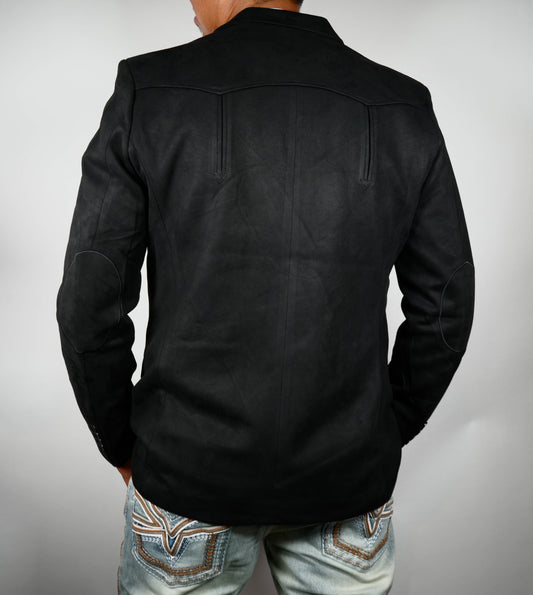 Montero Men's Black Modern Fit Blazer