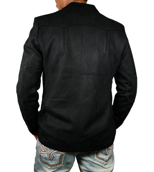 Montero Men's Black Modern Fit Blazer