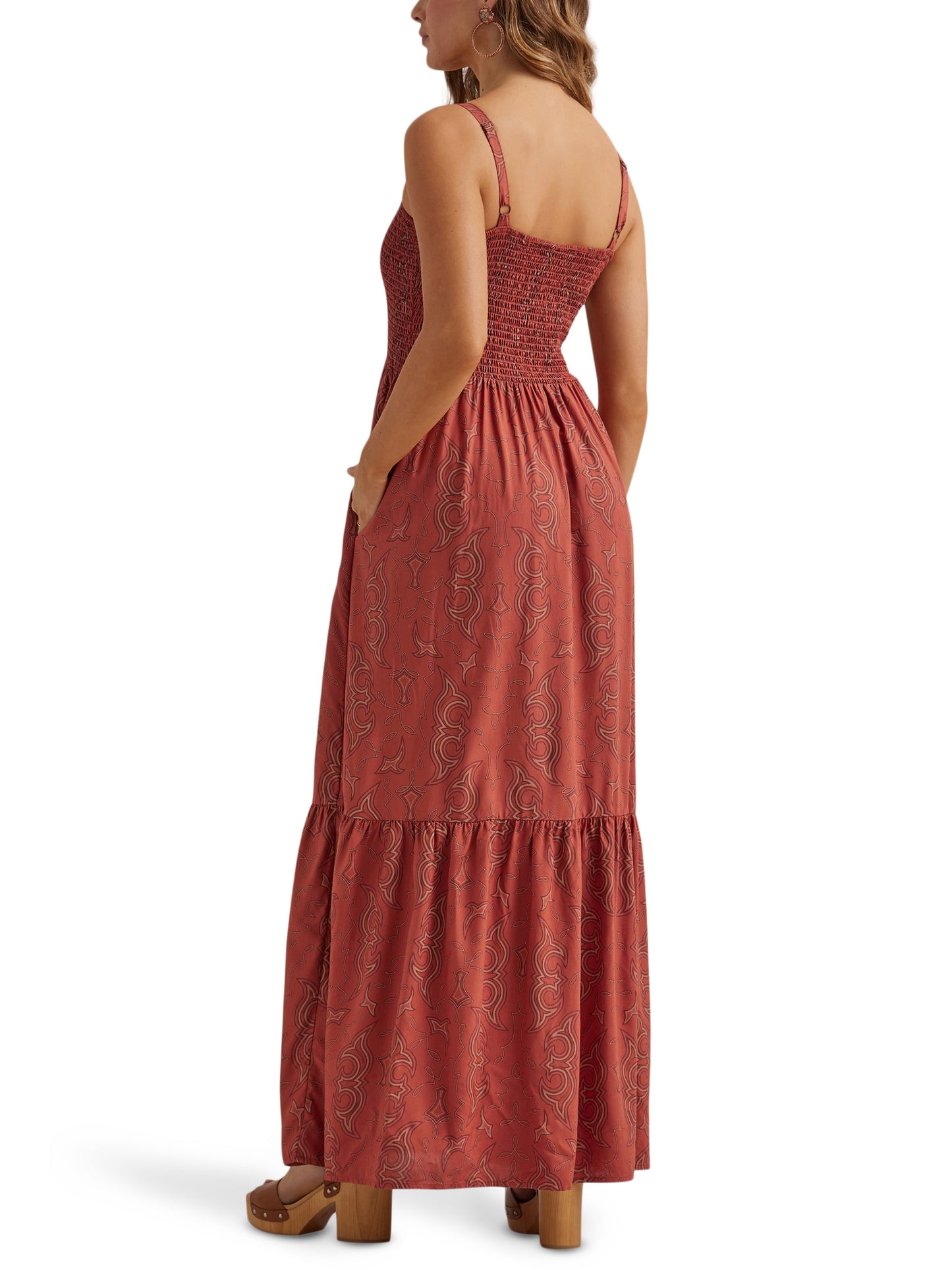 Wrangler Retro Women's Paprika Boot Stitch Design Dress