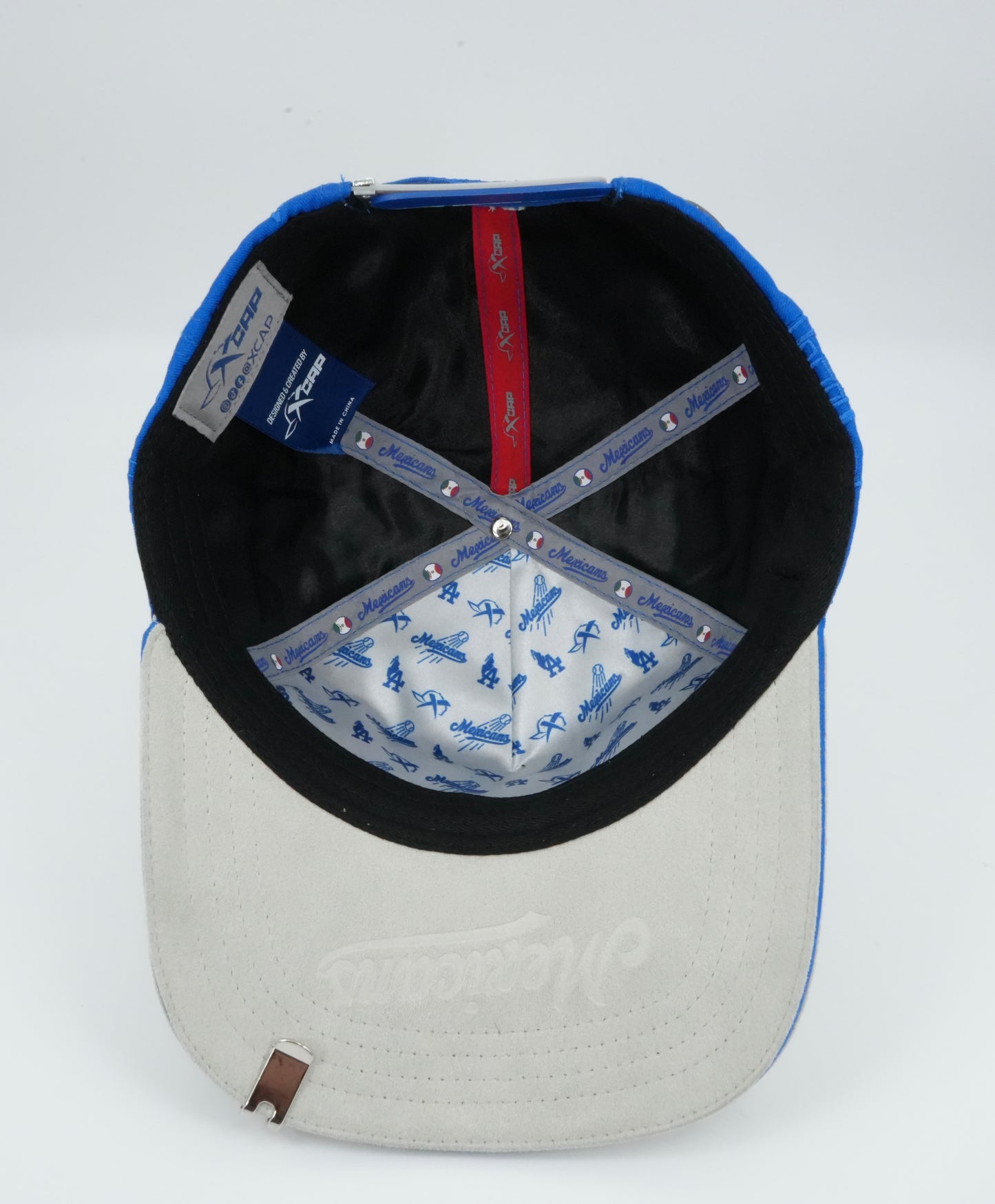 XCap LA X Mexicans Graphic Design Baseball Cap Blue