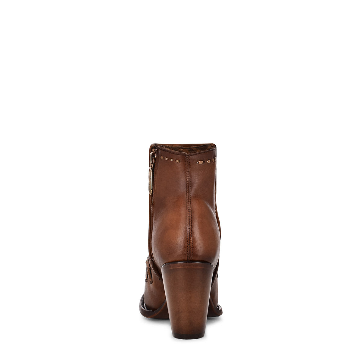 Cuadra Women's Brown Woven Leather Bootie
