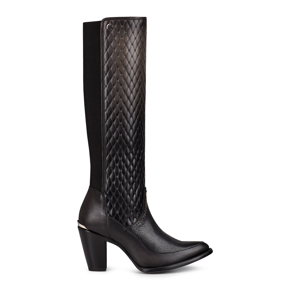 Cuadra Women's Santana Black Embroided Leather Boot