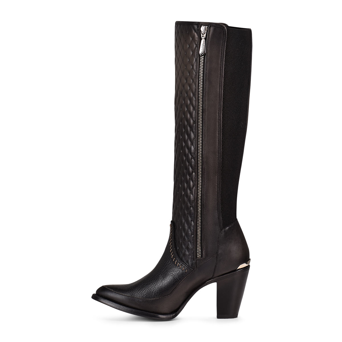 Cuadra Women's Santana Black Embroided Leather Boot