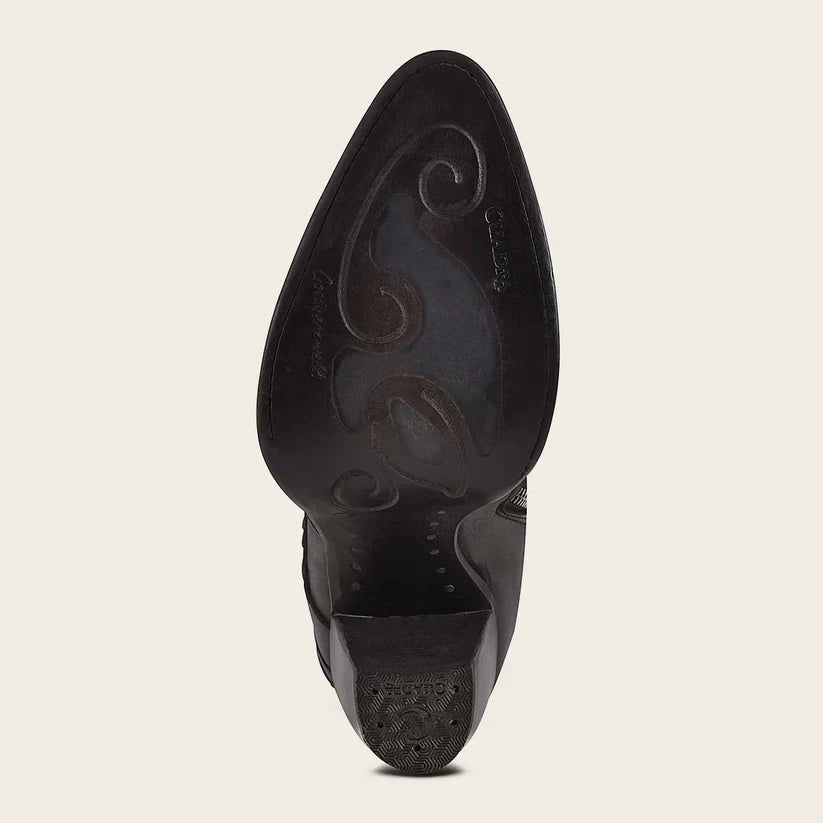 Cuadra Women's Black Genuine Stingray Leather Bootie