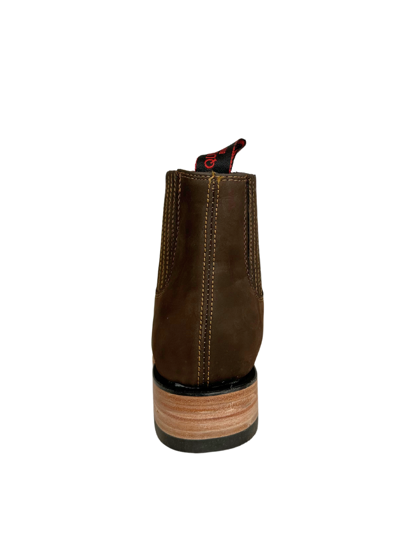 Quincy Men's Brown Nobuck Leather Short Boot