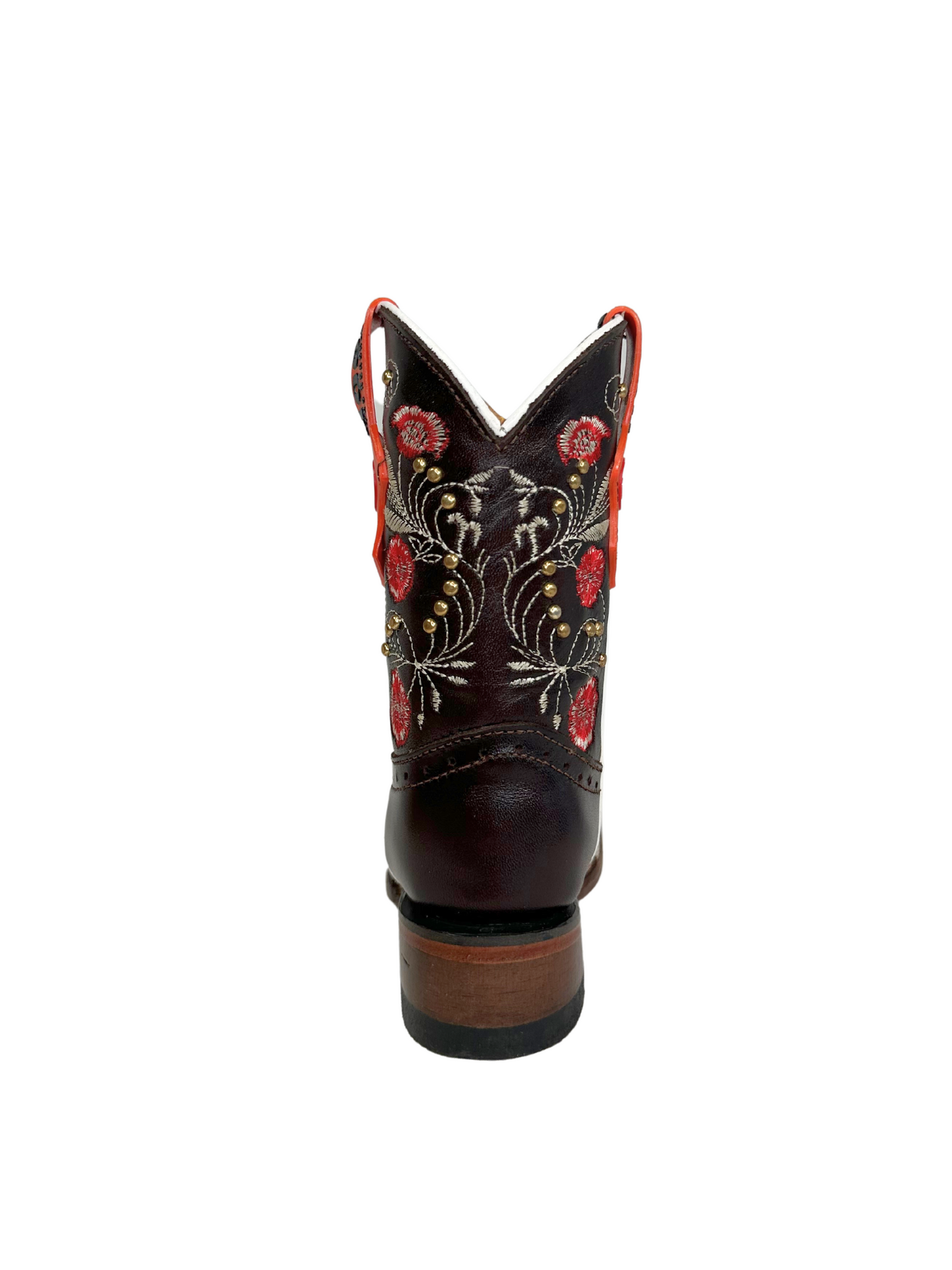 Hooch Girl's Brown Floral Beaded Boot