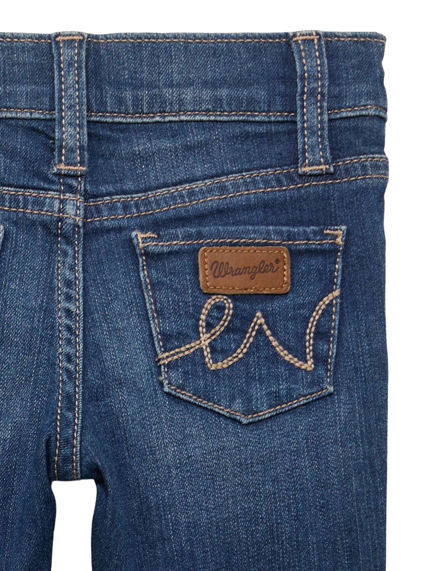 Baby Girl Wrangler Western 5 Pocket Skinny Leg - Medium Blue Jean (0/3M-4T)