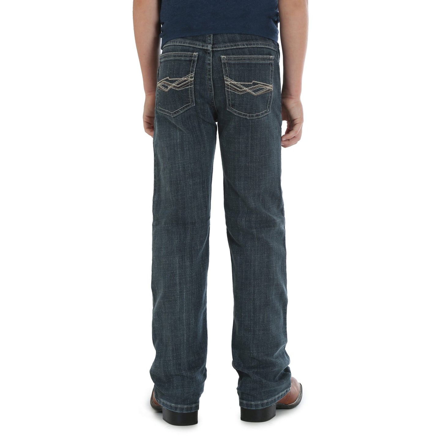 Vaqueros ajustados Glasgow con corte de bota vintage Wrangler 20x para niños pequeños